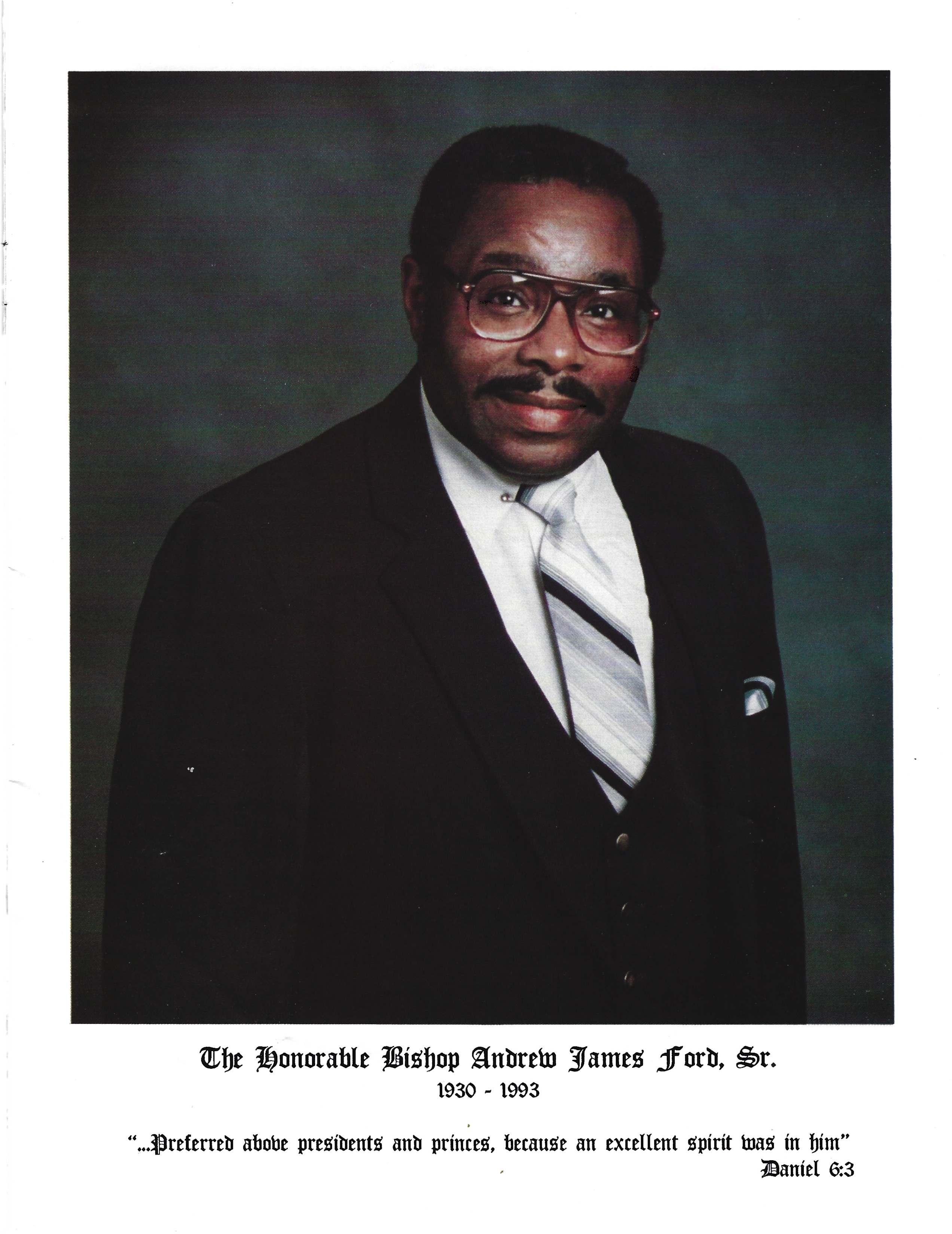 Bishop Andrew James Ford Sr. portrait