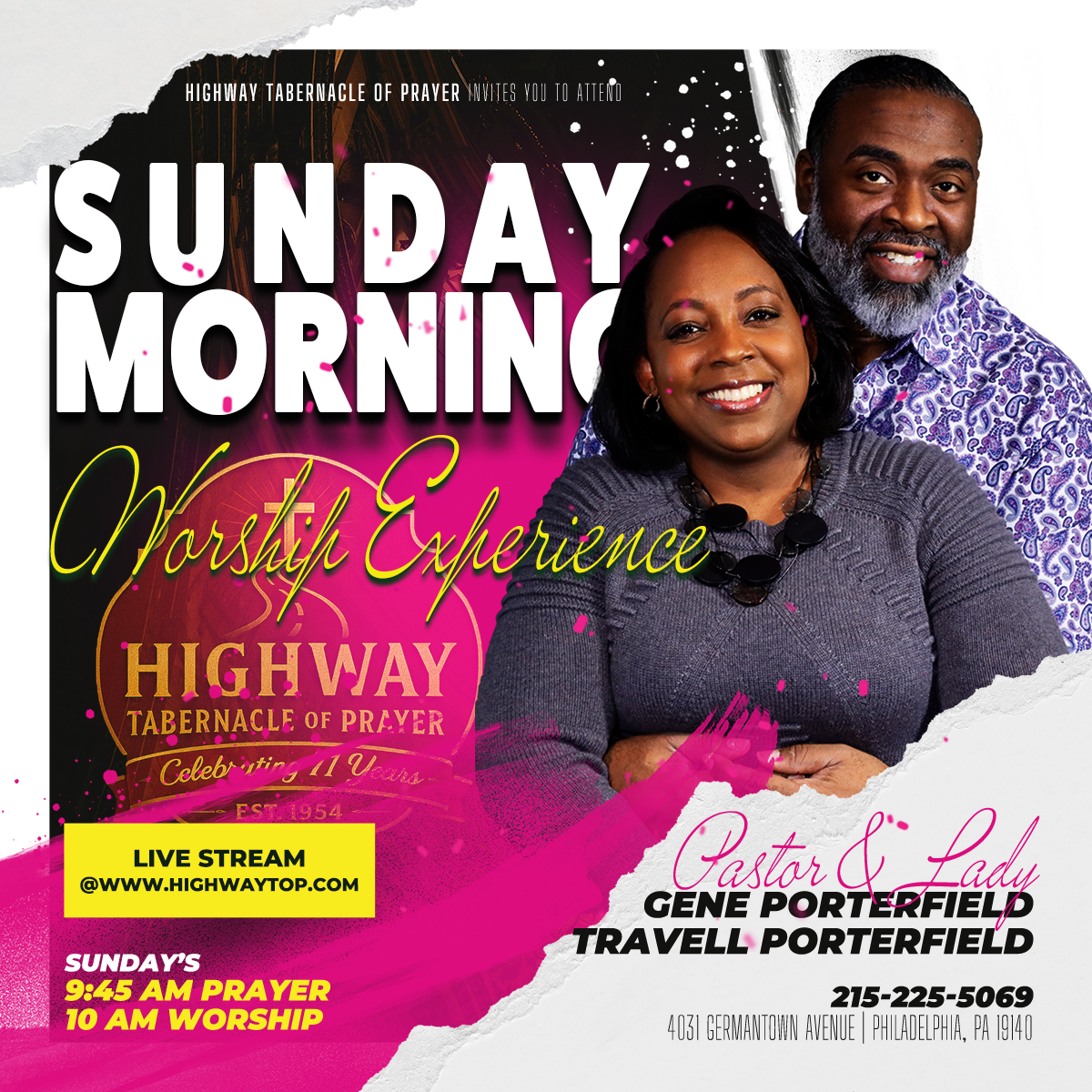 Sunday worship invitation